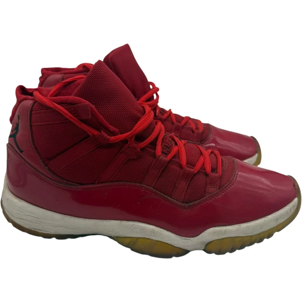 Jordan 11 Retro Win Like 96 Gym Red Basketball Shoes 378037-623 Mens 12 Used